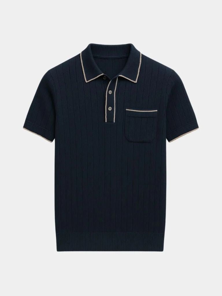 Knit Polo Shirt Classic Elegance