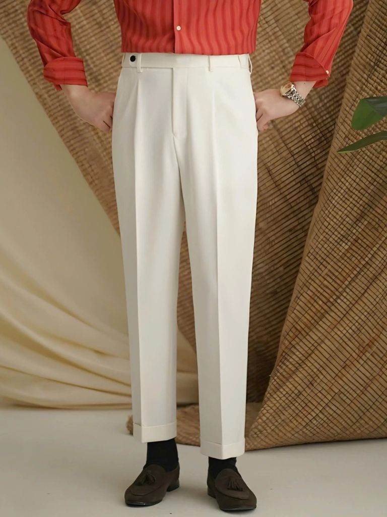 Elastic Classic Trousers – Premium Tailored Pants