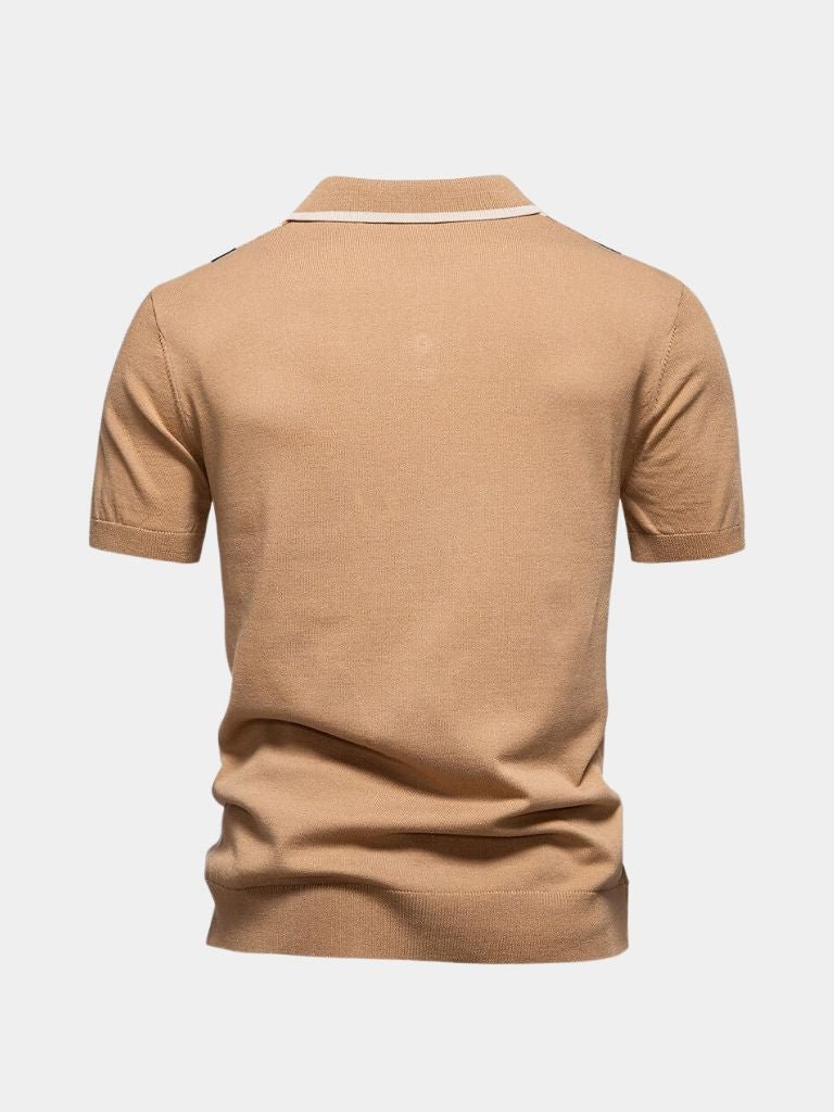 Retro Stripe Polo Classic Shirt