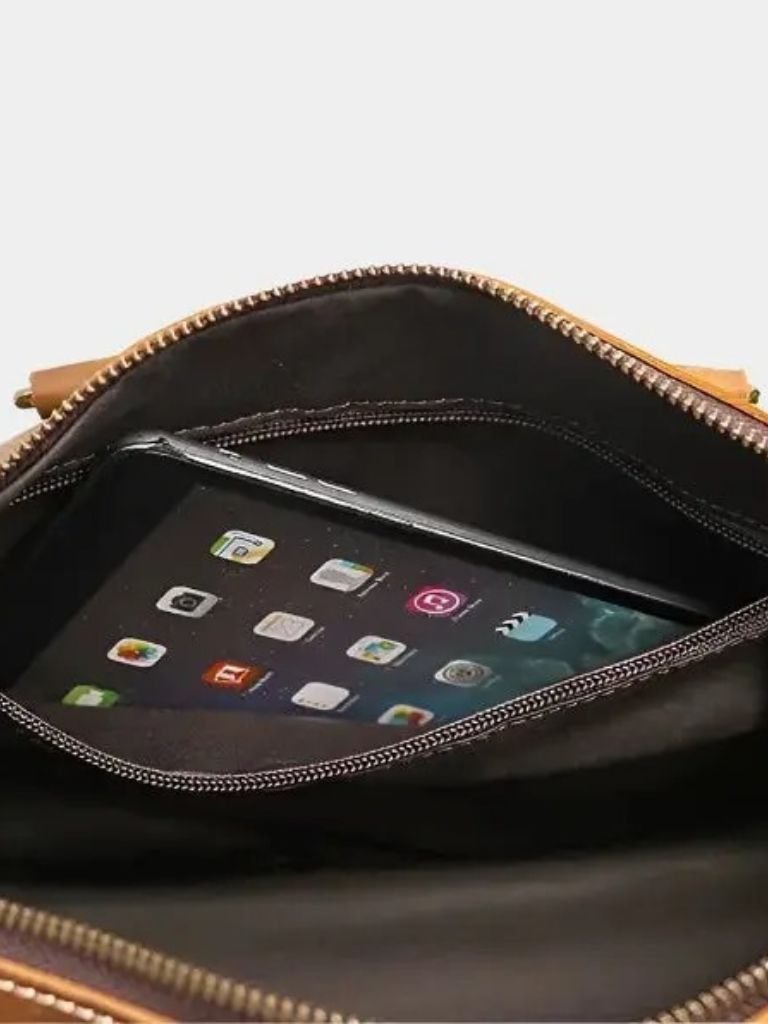 Travel Duffle Bag – Genuine Leather Vintage