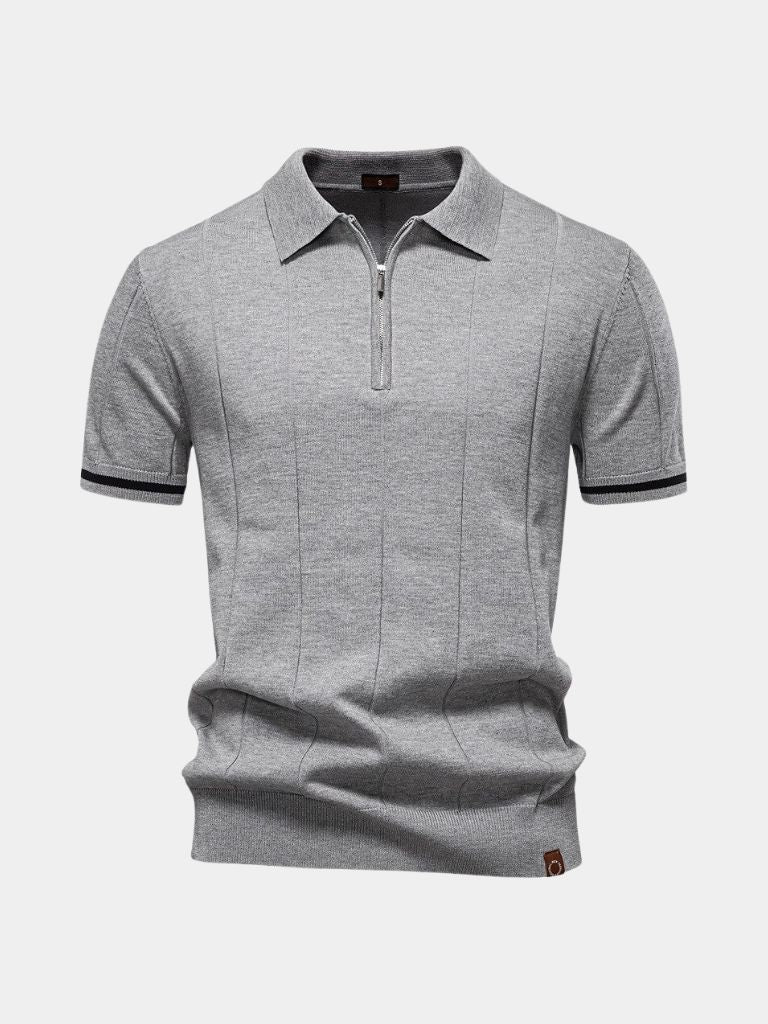 Royal Zip Polo - Breathable Classic Style