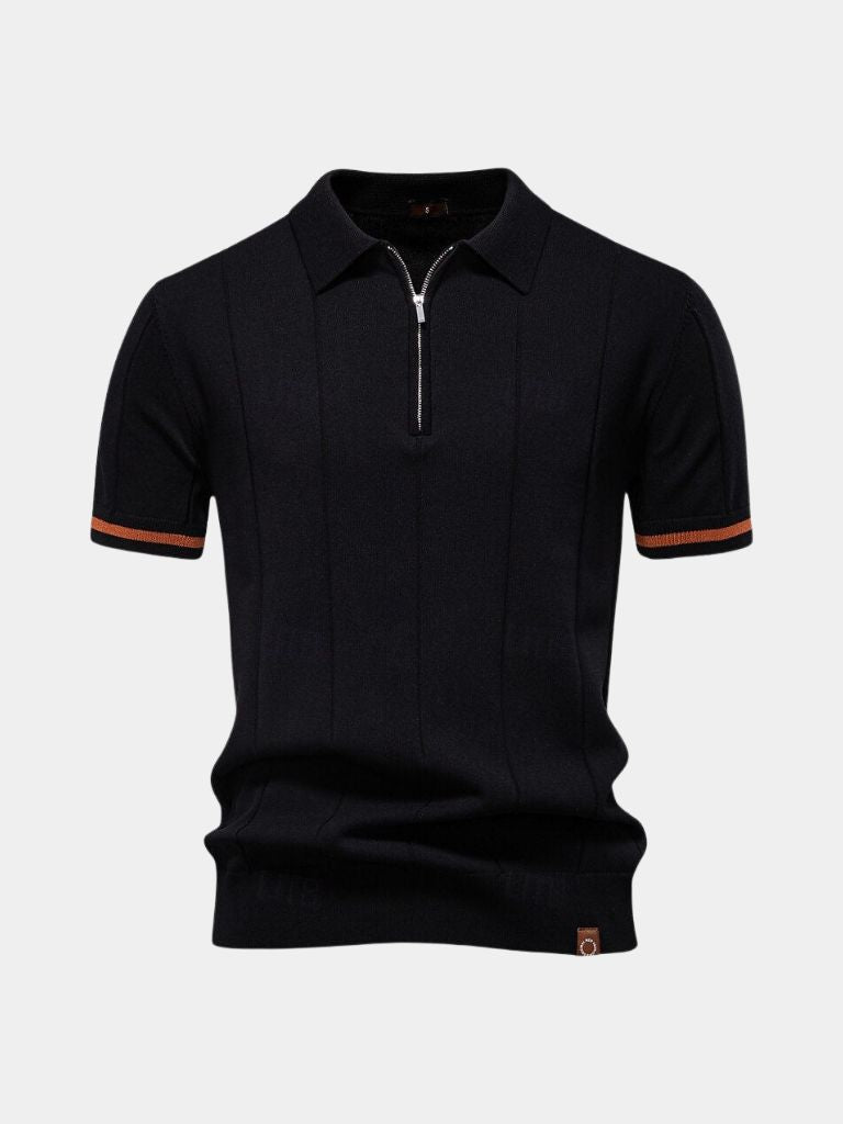 Royal Zip Polo - Breathable Classic Style