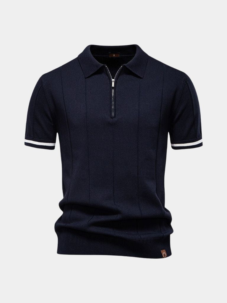 Royal Zip Polo - Breathable Classic Style