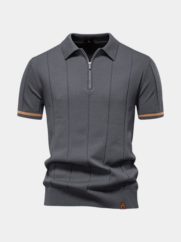 Royal Zip Polo - Breathable Classic Style