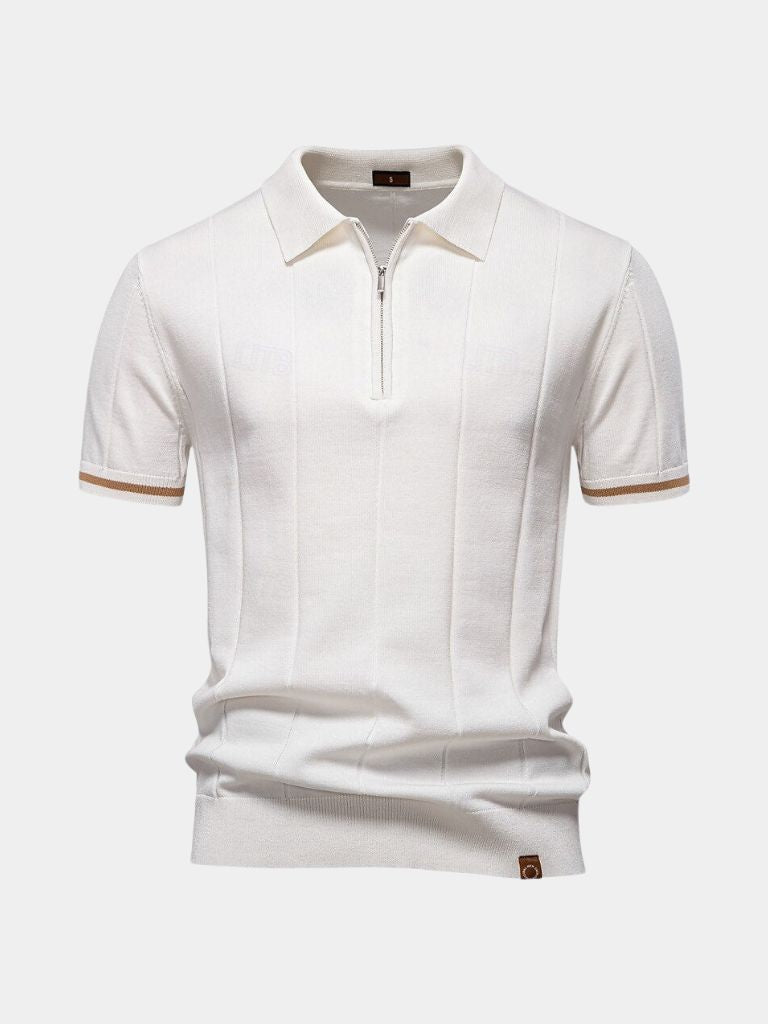 Royal Zip Polo - Breathable Classic Style