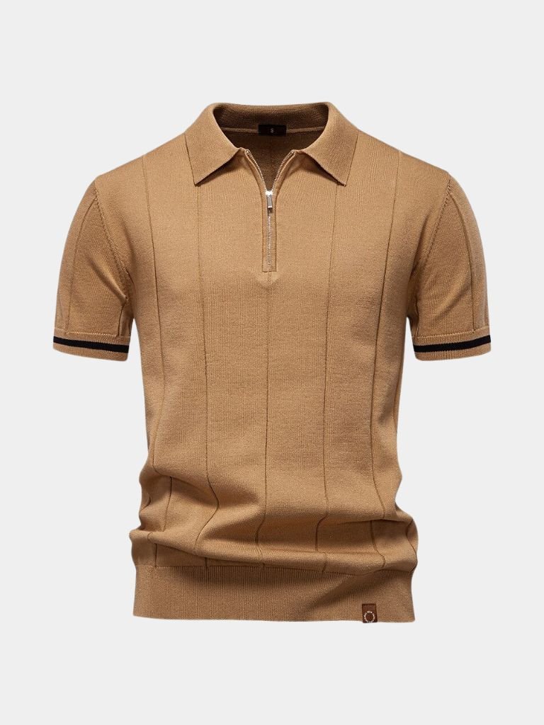 Royal Zip Polo - Breathable Classic Style
