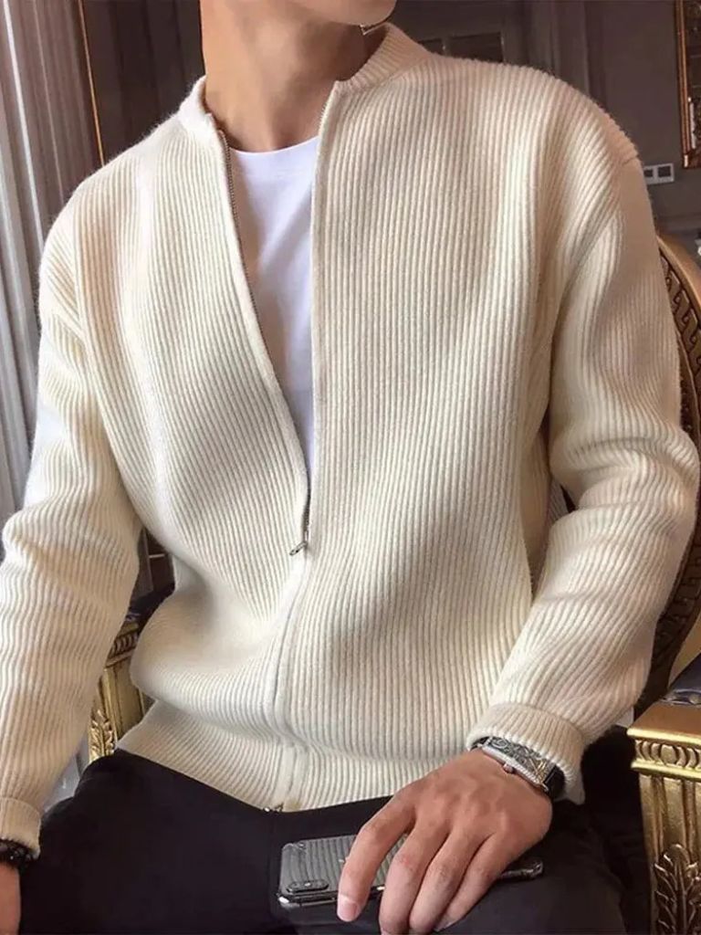 Soft Cotton Jacket | Lightweight Knitwear