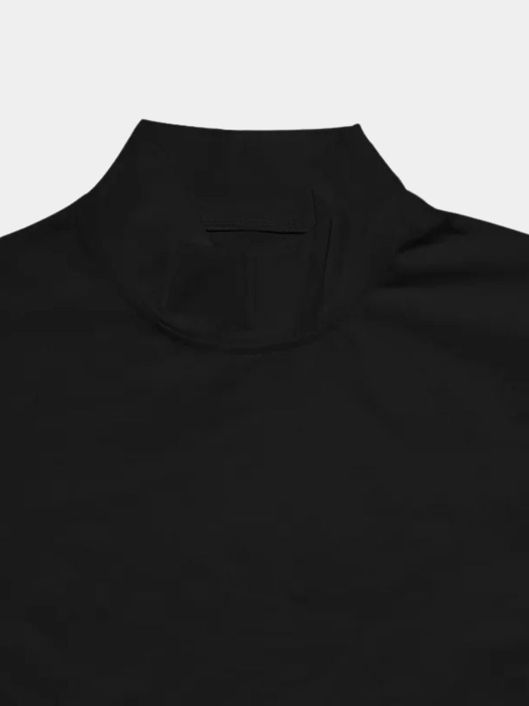 Casual Turtleneck Shirt – Chic Solid