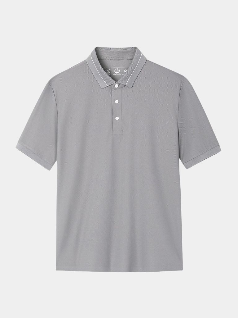 Steel Grey Polo Shirt | Breathable Comfort