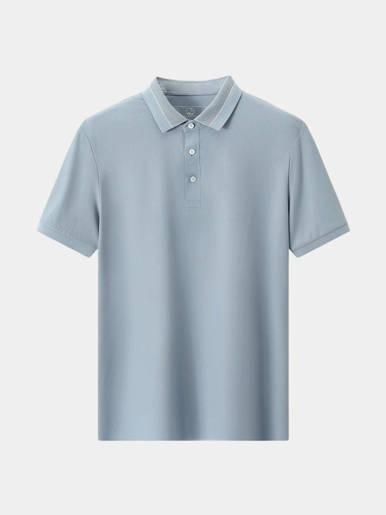 Steel Grey Polo Shirt | Breathable Comfort