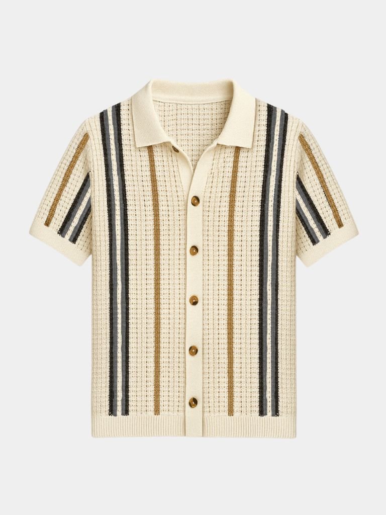 Sunset Groove Polo Shirt - Tailored Fit Luxury