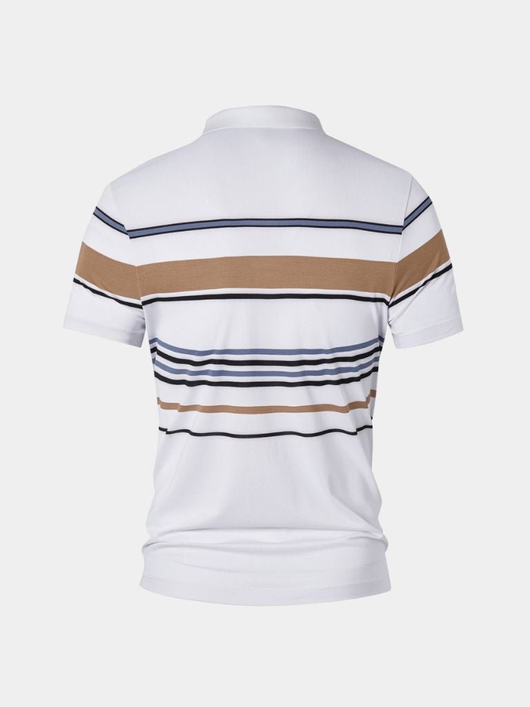 Sunset Stripe Polo Classic Fit