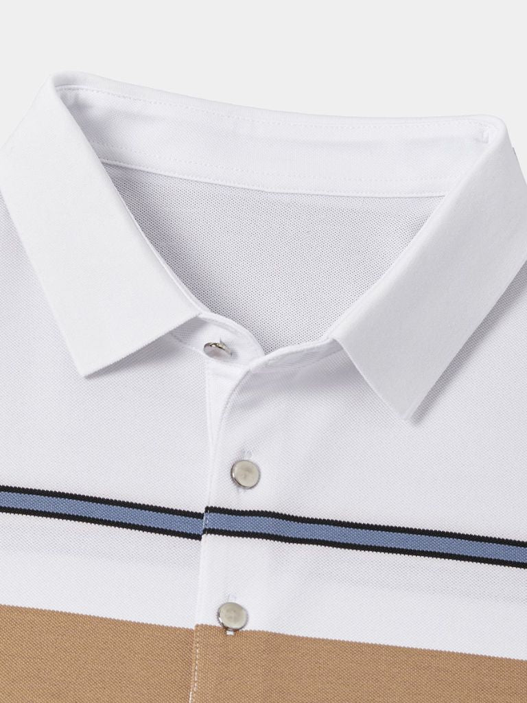 Sunset Stripe Polo Classic Fit