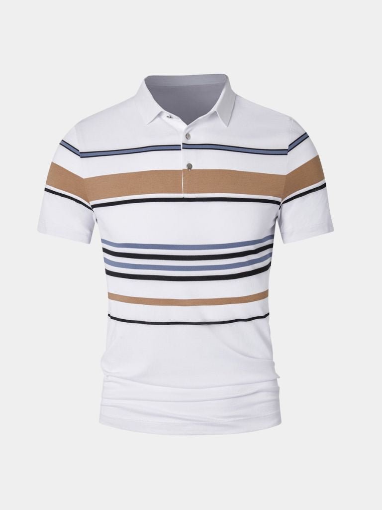Sunset Stripe Polo Classic Fit