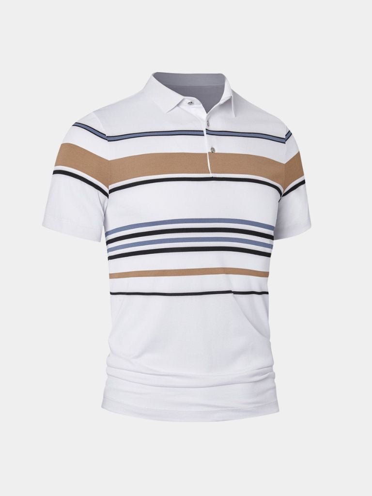 Sunset Stripe Polo Classic Fit