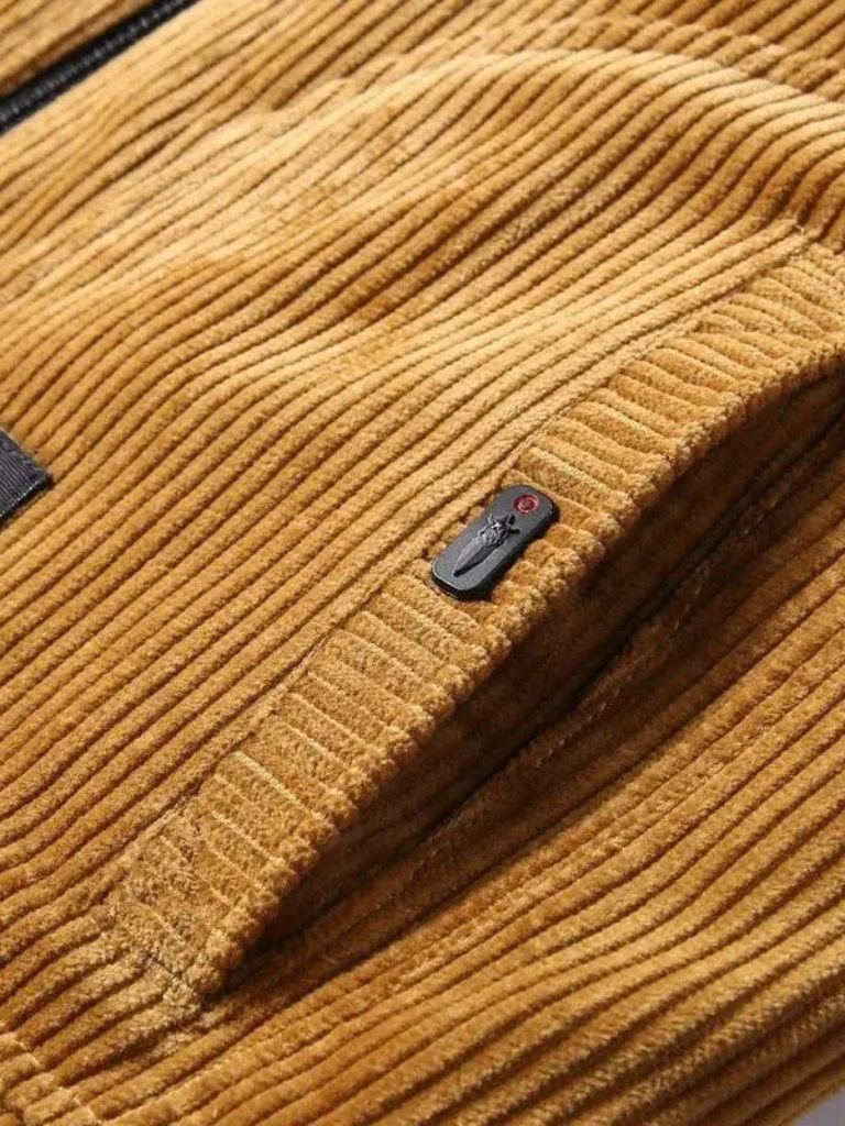 Thermal Windbreaker Jacket – Corduroy Coat